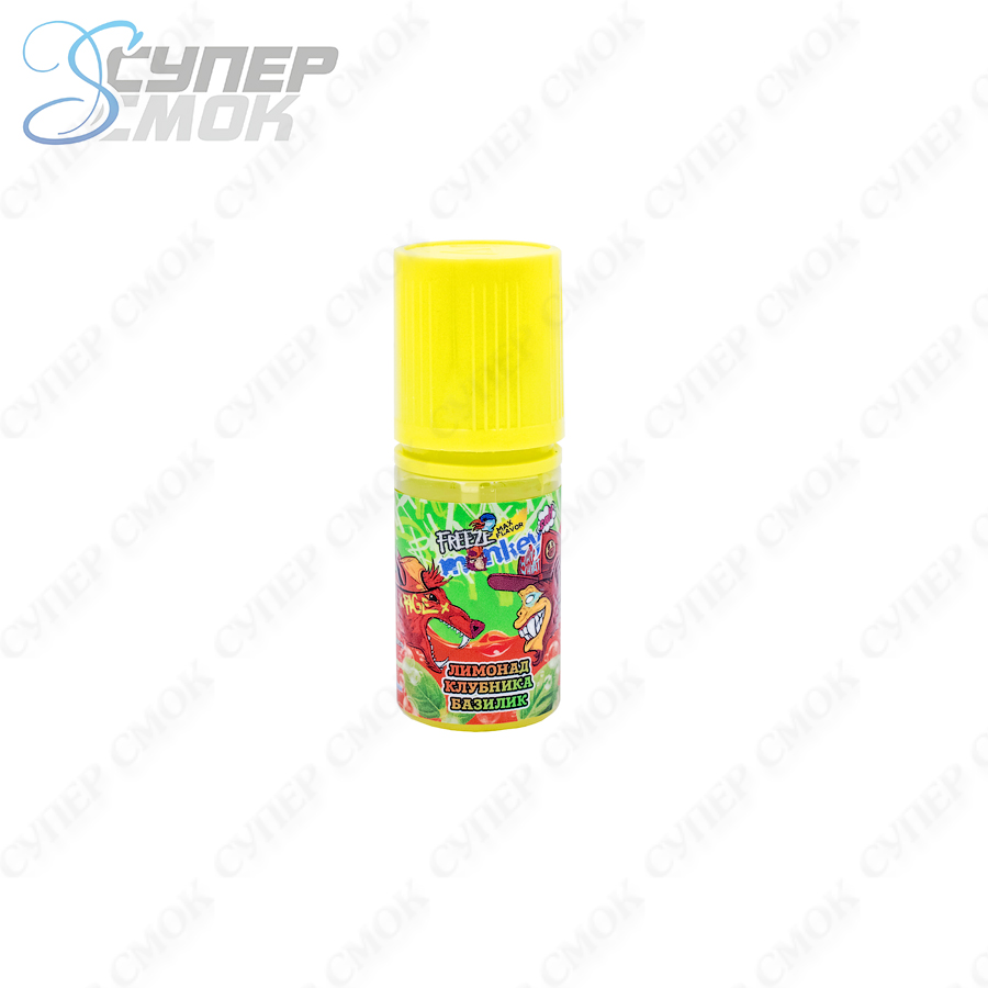 Жидкость Freeze Monkey Max Flavor Salt "Лимонад Клубника Базилик" 30 мл