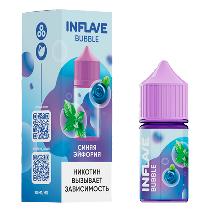 Жидкость Inflave Bubble "Синяя Эйфория" 30 мл