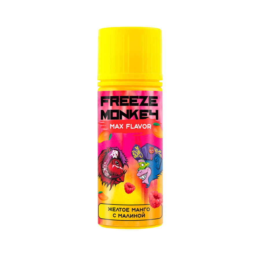 Жидкость Freeze Monkey Max Flavor "Жёлтое Манго с Малиной" 120 мл