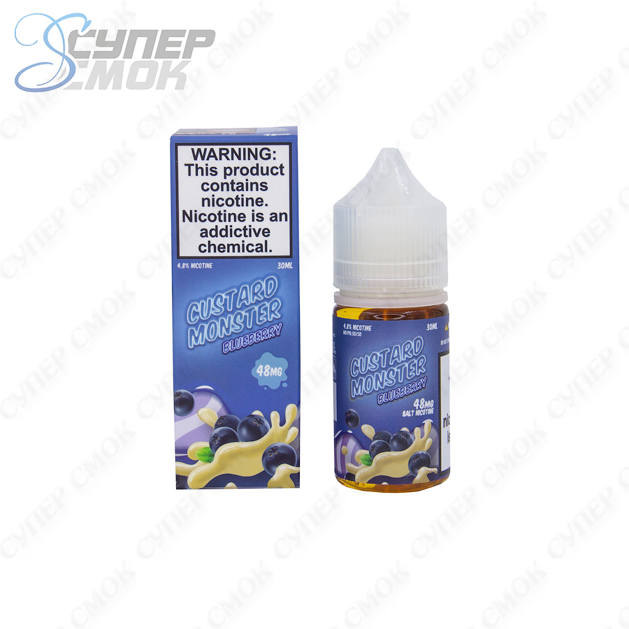 Жидкость Custard Monster Salt "Blueberry" 30 мл
