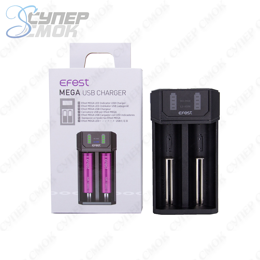 Зарядное устройство Efest MEGA USB (восстановленный)