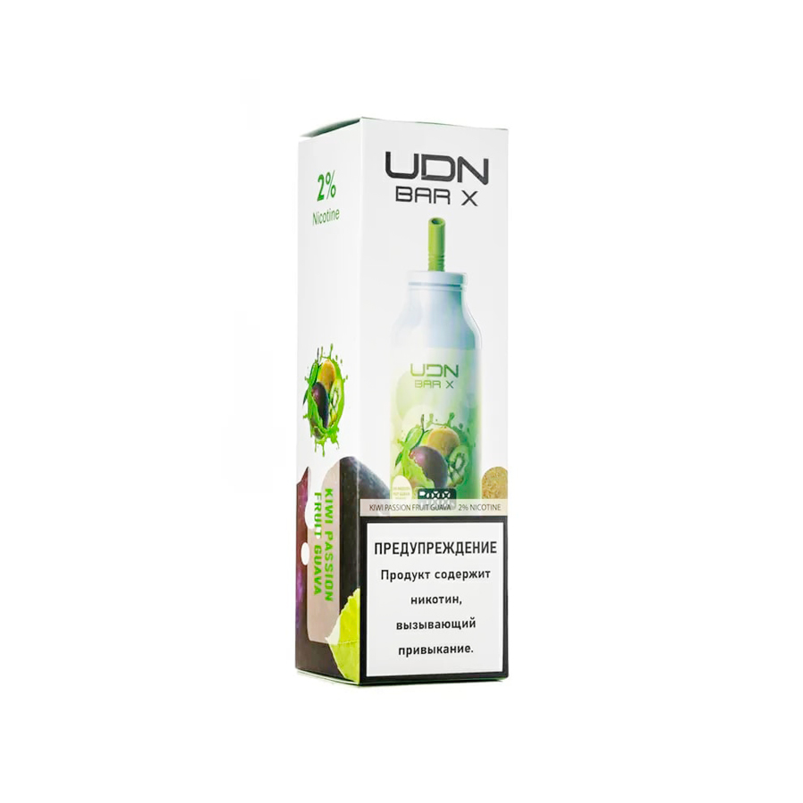 Электронная сигарета UDN Bar X 7000 "Kiwi PassionFruit Guava" 1 шт/уп