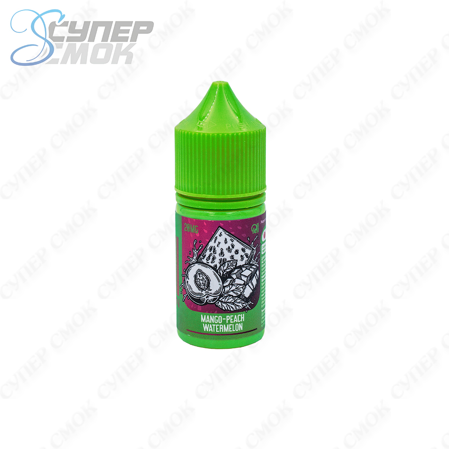Жидкость Rell Green Salt "Mango Peach Watermelon" 30 мл