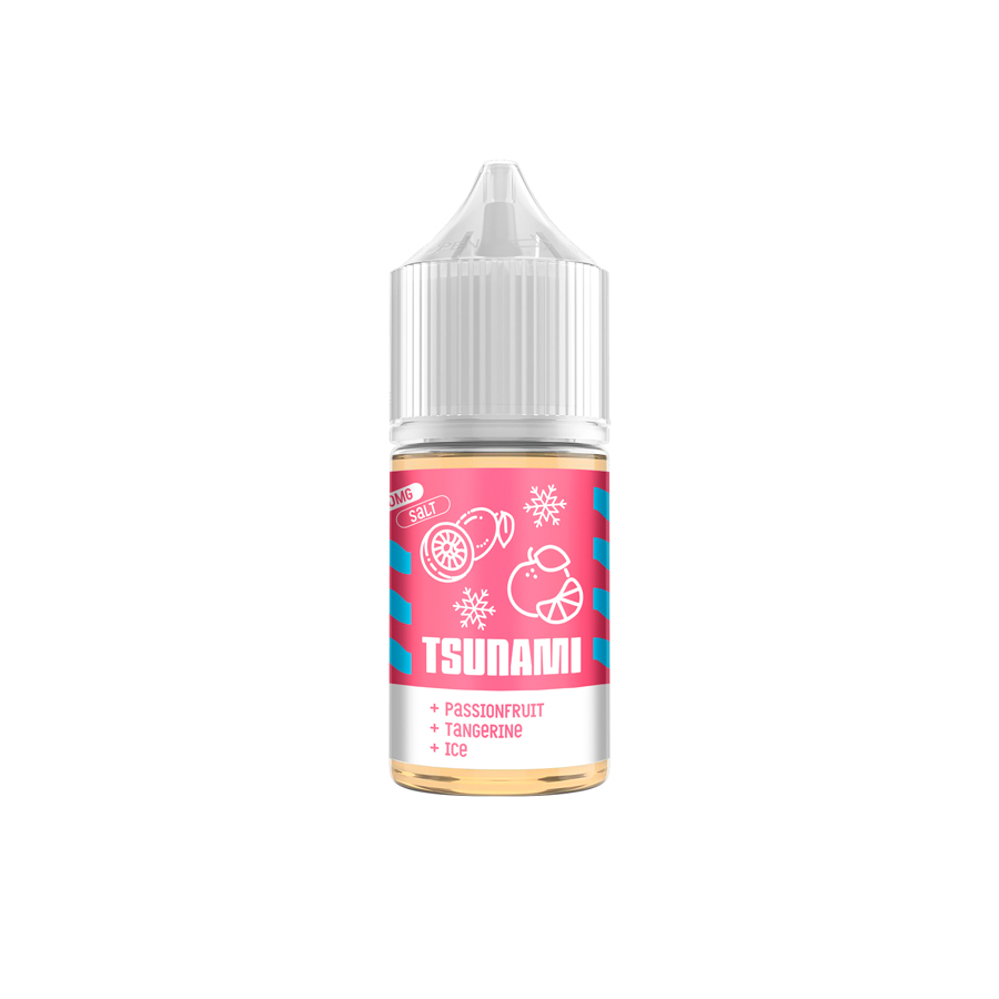 Жидкость Tsunami Salt "Passionfruit + Tangerine + Ice" 30 мл