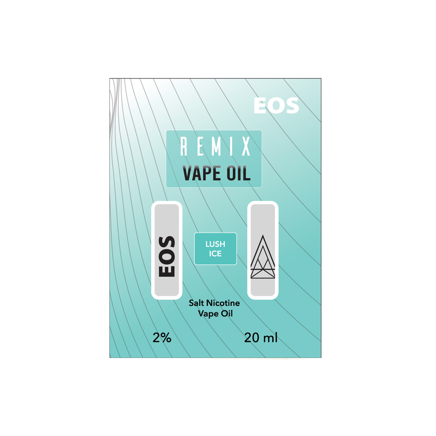 Жидкость EOS Remix Salt Nic "Lush Ice" 20 мл
