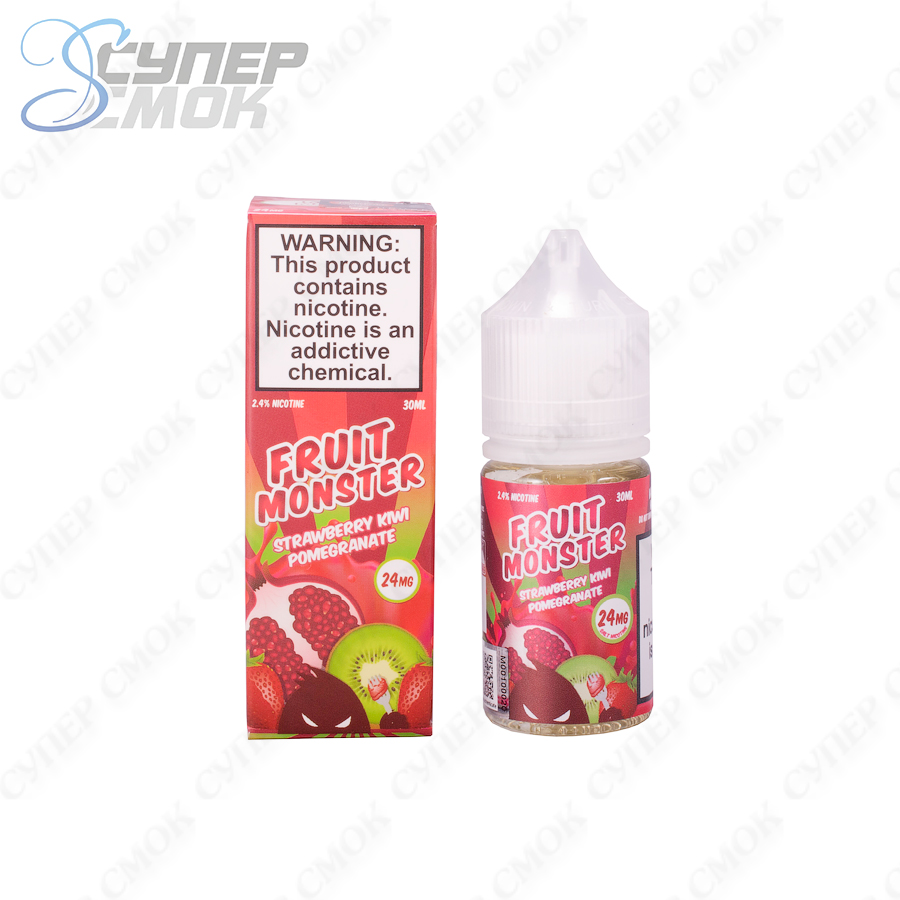 Жидкость Fruit Monster Salt "Strawberry Kiwi Pomegranate" 30 мл