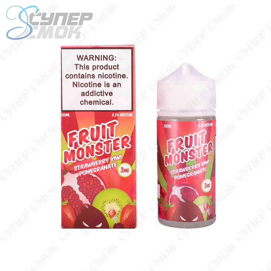 Жидкость Fruit Monster "Strawberry Kiwi Pomegranate" 100 мл