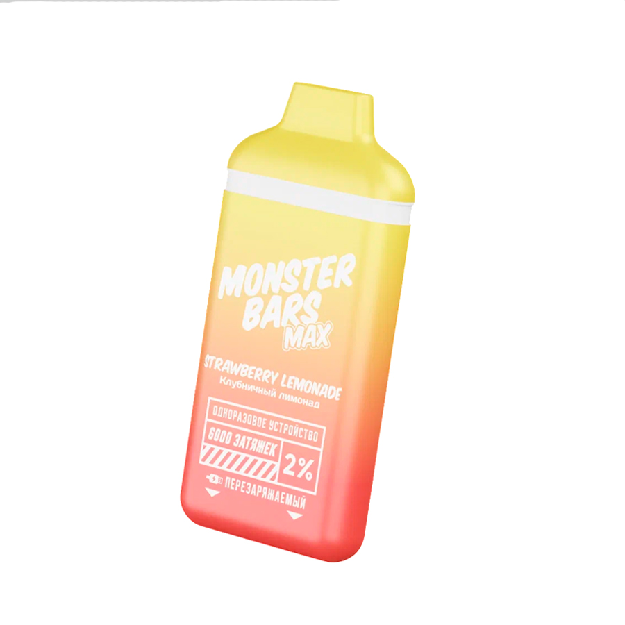 Электронная сигарета Monster Bars "Strawberry Lemonade" 1 шт/уп