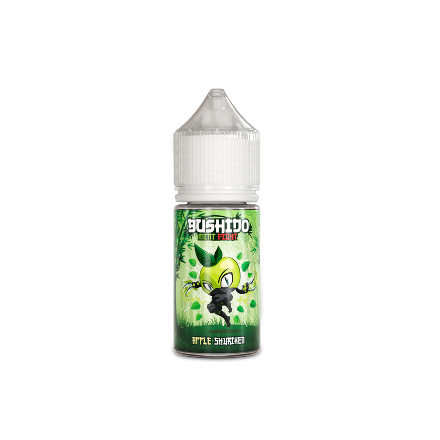 Жидкость Bushido Mint Fight Salt "Apple Shuriken" 30 мл