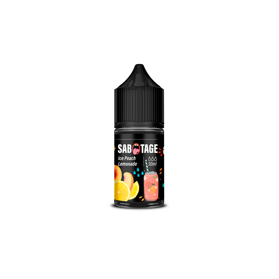 Жидкость Sabotage "Ice Peach Lemonade" 30 мл