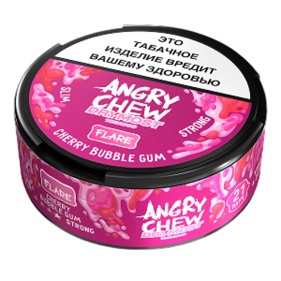 Жевательный табак ANGRY CHEW SLIM "Cherry Bubble Gum"