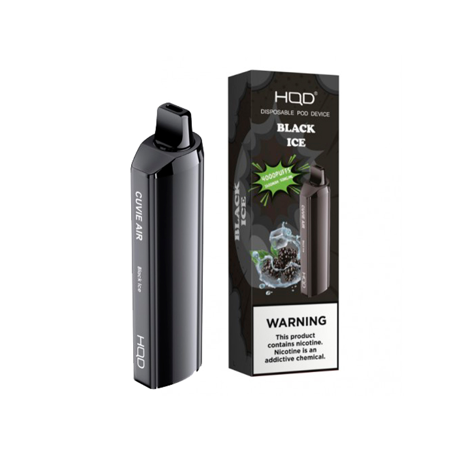 Электронная сигарета HQD Cuvie AIR 4000 "Black Ice" 1 шт/уп