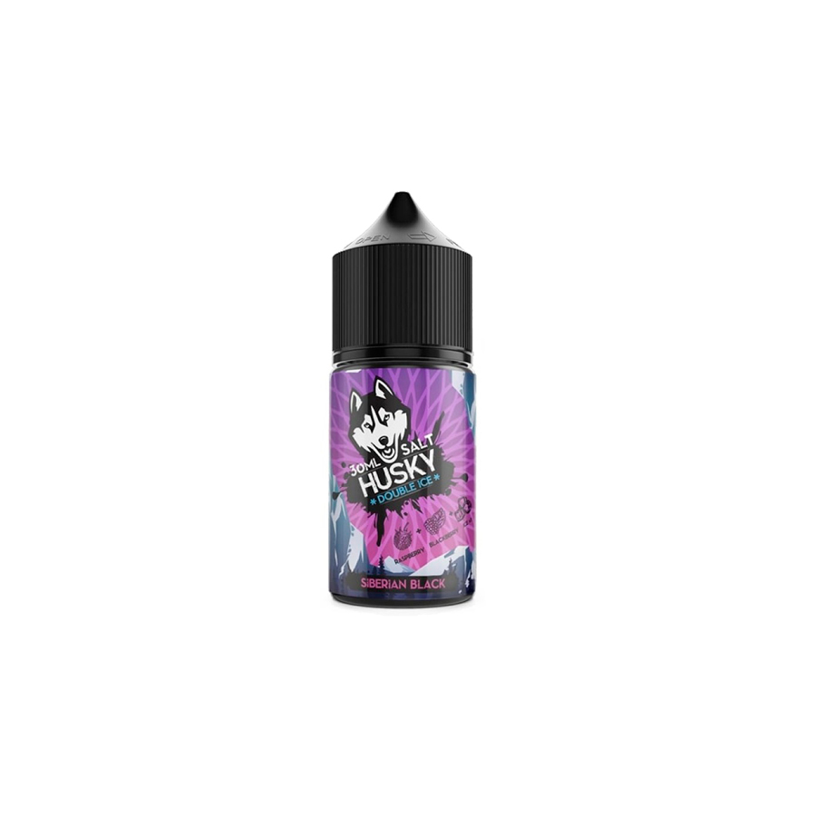 Жидкость Husky Double Ice Salt "Siberian Black" 30 мл