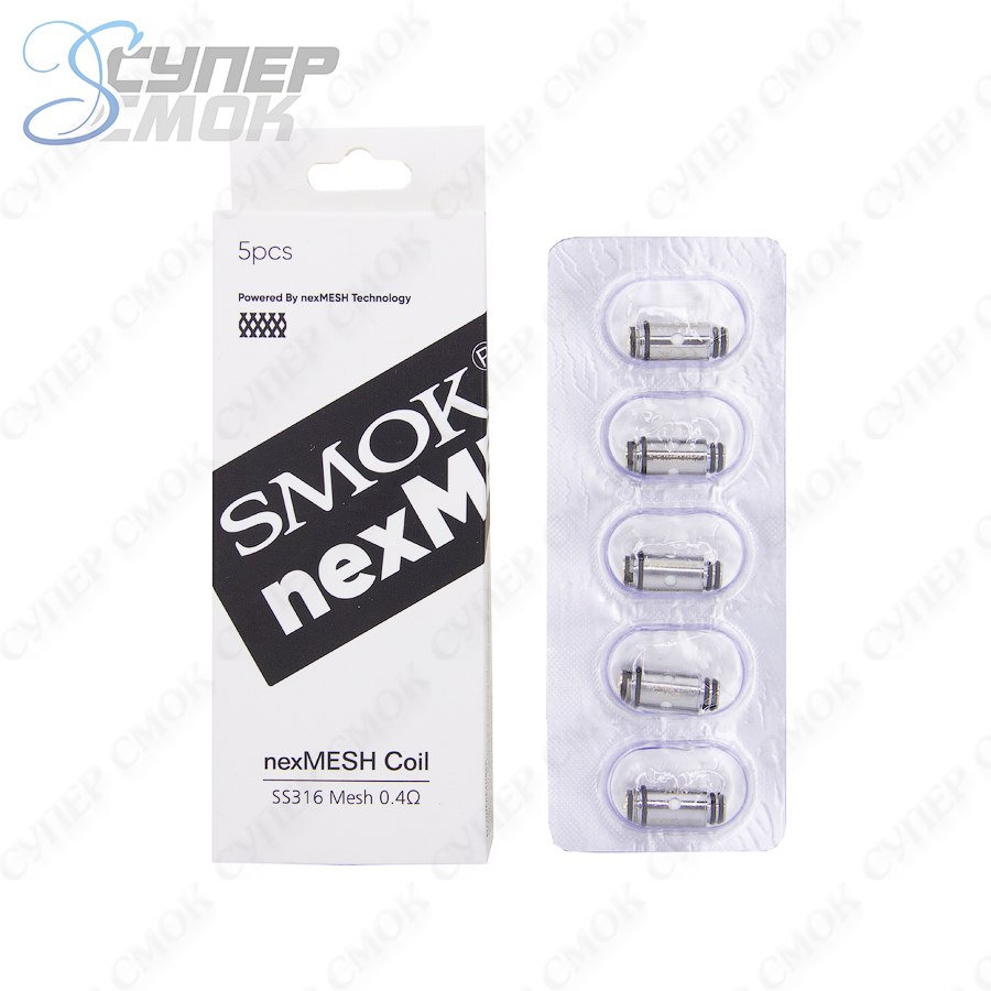 Сменный испаритель SMOK NexMesh SS316 Mesh Coil (NexMesh AIO Pod)