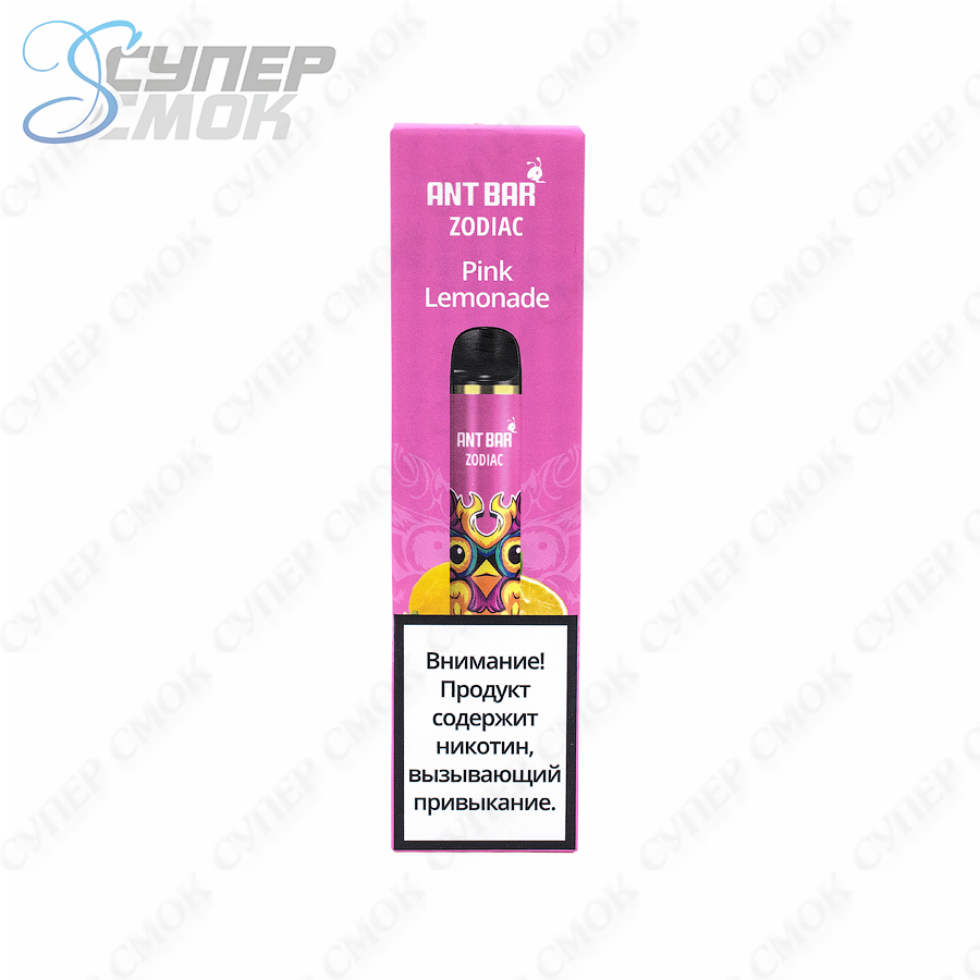 Электронная сигарета Smoant Ant-Bar Zodiac "Pink Lemonade" 1шт/уп