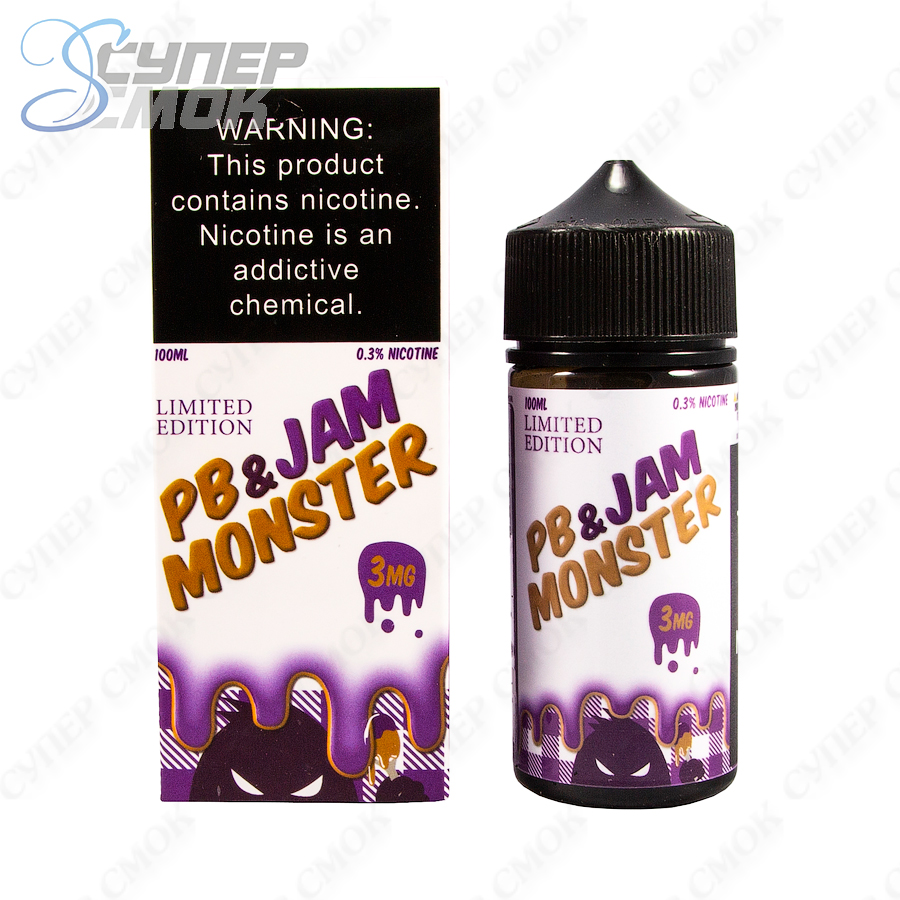 Жидкость Jam Monster "PB&Jam Grape" 100 мл