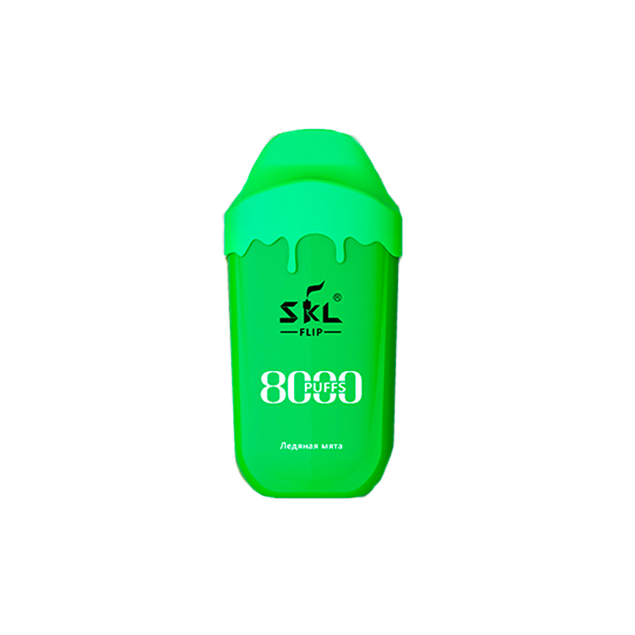 Электронная сигарета SKL FLIP 8000 "Ледяная Мята" 1шт/уп