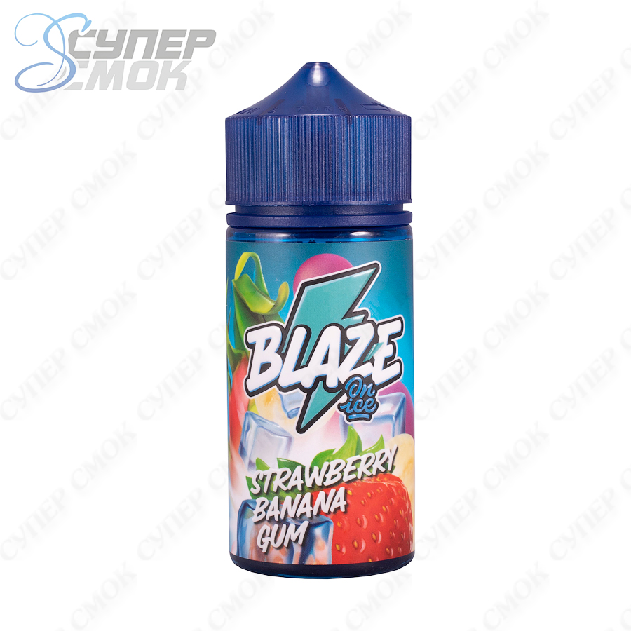 Жидкость BLAZE ON ICE "Strawberry Banana Gum" 100 мл