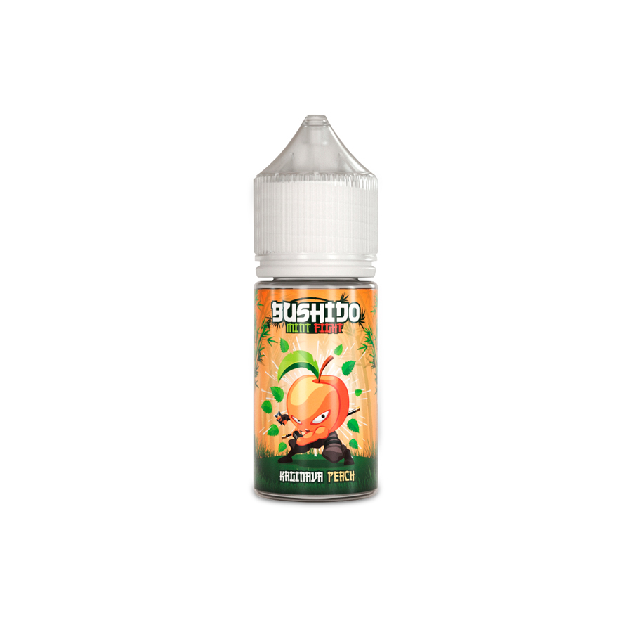 Жидкость Bushido Mint Fight Salt "Kaginava Peach" 30 мл