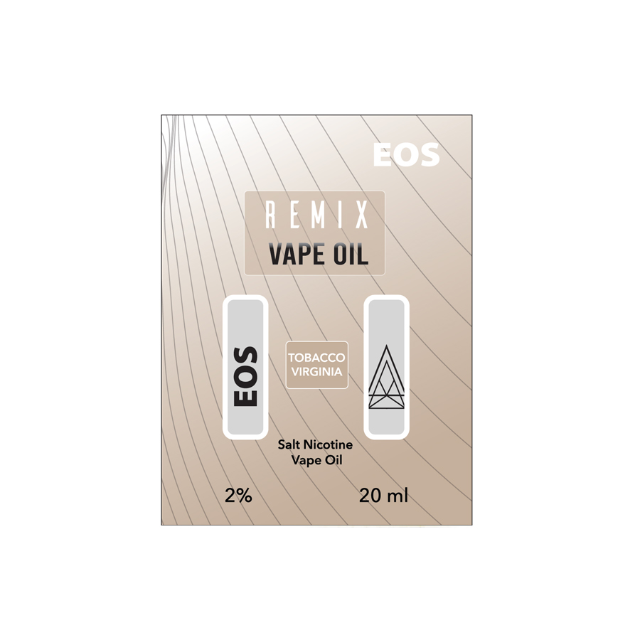 Жидкость EOS Remix Salt Nic "Tobacco Virginia" 20 мл