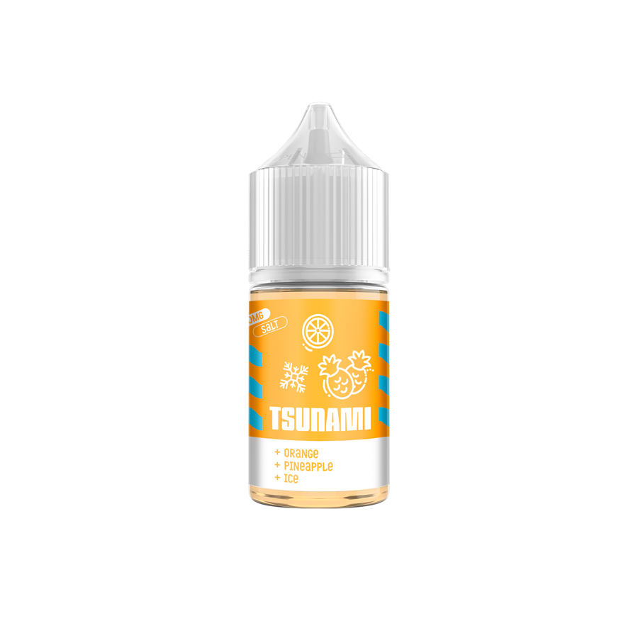 Жидкость Tsunami Salt "Orange + Pineapple + Ice" 30 мл