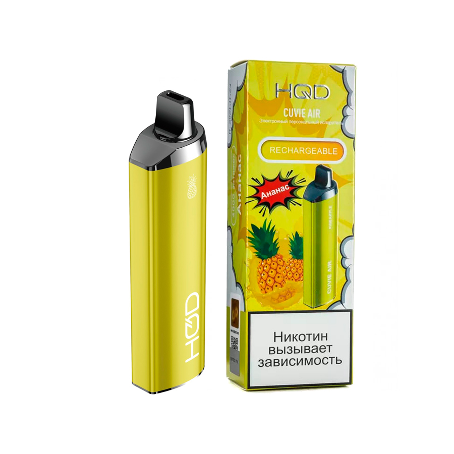 Электронная сигарета HQD Cuvie AIR 4000 "Pineapple" 1 шт/уп