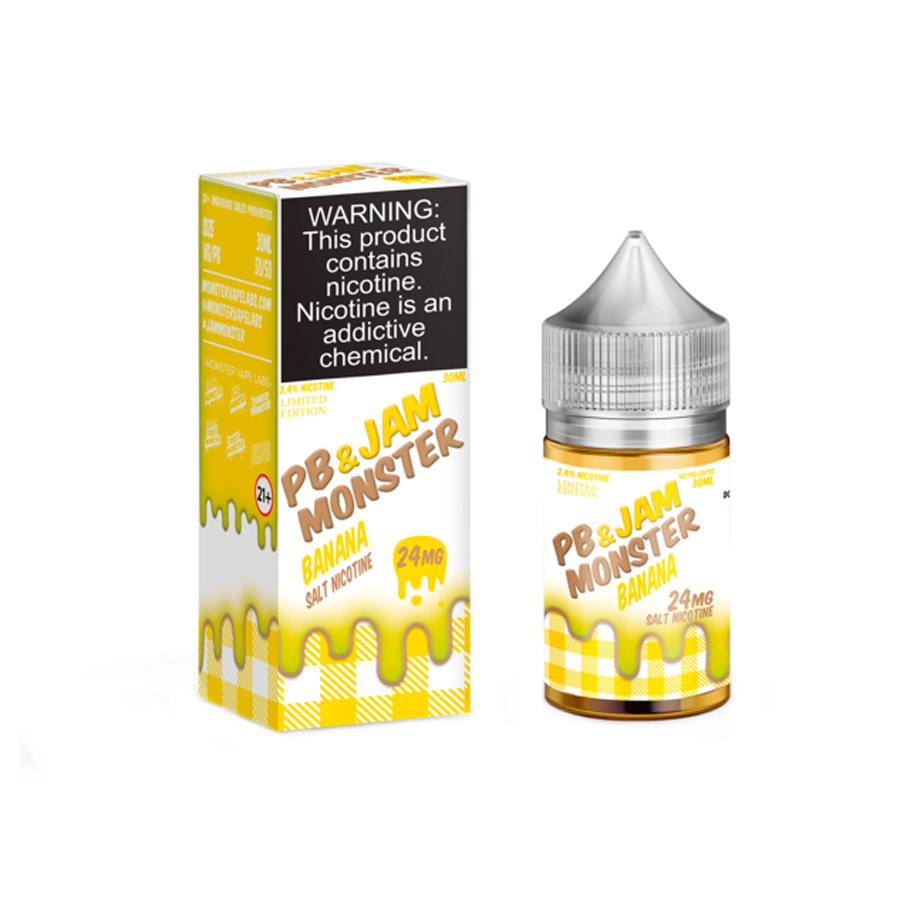Жидкость Jam Monster Salt "PB&Jam Banana" 30 мл